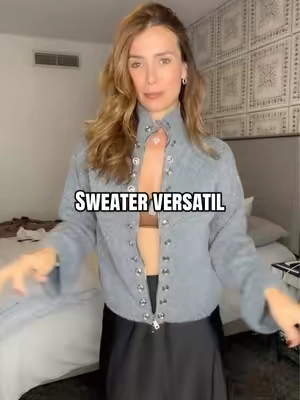 Estoy usando talla S, es hermosooooo #sweaterweather #sweaters #sweaterstyle #tiktokshopcreatorpicks #tiktokshopblackfriday 