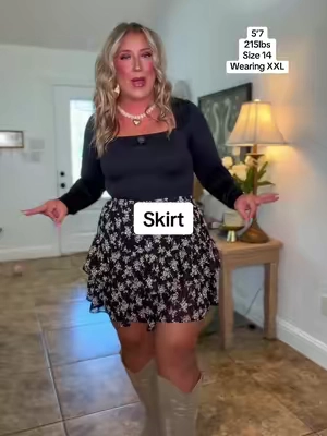 The cutest little mini skirt without the worry of flashing someone!