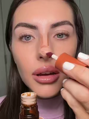 POV: best nose color hack  @e.l.f. Cosmetics #elfcosmetics #nosecontour #lipstain #bronzer #tiktokshopstockup 
