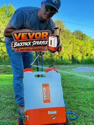VEVOR 4 Gallon Battery Powered Backpack Sprayer with Cart – Adjustable 0–90 PSI Portable Sprayer Take the work out of spraying with this VEVOR 4-gallon battery powered backpack sprayer. Designed with adjustable pressure up to 90 PSI, multiple spray nozzles, a spray wand, backpack straps, and a convenient rolling cart for easier transport. Great for lawn and garden care, weed control, pest control applications, property maintenance, farms, landscaping, and other spraying jobs around the home or property. Keywords: VEVOR backpack sprayer, battery powered sprayer, 4 gallon sprayer, electric backpack sprayer, rechargeable sprayer, rolling sprayer, sprayer with cart, 90 PSI sprayer, lawn sprayer, garden sprayer, weed sprayer, pest control sprayer, landscaping sprayer, farm sprayer, portable electric sprayer #BackpackSprayer #BatterySprayer #LawnCare #PestControl #VEVOR Disclaimer: Based on my personal experience and opinion. Performance may vary depending on application, setup, and conditions. Always follow manufacturer instructions and product-label directions for any chemicals used. 