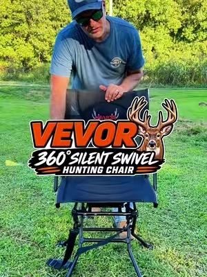 VEVOR 360° Silent Swivel Hunting Chair – Portable Folding Ground Blind Deer Hunting Seat Upgrade your hunting setup with this VEVOR 360-degree swivel hunting chair, designed for deer hunting, ground blinds, turkey hunting, and other outdoor setups. The portable folding design makes it easier to carry into the woods, while the swivel seat helps you adjust your position without constantly moving the entire chair. Built with a heavy-duty steel frame, adjustable legs, wide feet for uneven ground, armrests, and a breathable mesh-style seat and backrest. Great for whitetail hunters looking for a comfortable, portable hunting chair for long sits in the blind or woods. Keywords: VEVOR hunting chair, 360 swivel hunting chair, silent swivel hunting chair, deer hunting chair, whitetail hunting gear, ground blind chair, hunting blind chair, portable hunting chair, folding hunting chair, turkey hunting chair, adjustable hunting seat, deer blind accessories, hunting gear, outdoor hunting chair #DeerHunting #HuntingGear #WhitetailDeer #HuntingChair #VEVOR Disclaimer: Based on my personal experience and opinion. Performance, comfort, stability, and noise level may vary depending on setup, terrain, use, and conditions. Always follow manufacturer instructions. 