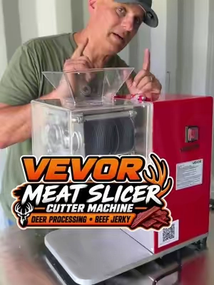 VEVOR Commercial Electric Meat Cutter Machine – 850W Heavy-Duty Meat Slicer for Beef, Pork, Chicken & More Heavy-duty VEVOR electric meat cutter designed for fast, consistent slicing and food prep. The powerful 850W motor and 3.5mm cutting size make it a great option for processing beef, pork, chicken and other boneless meats. Ideal for restaurants, butcher shops, commercial kitchens, food prep, or anyone processing larger amounts of meat at home. Keywords: VEVOR meat cutter, electric meat slicer, commercial meat cutter, 850W meat cutting machine, 3.5mm meat slicer, beef slicer, pork slicer, chicken slicer, meat processing machine, butcher equipment, commercial kitchen equipment, food prep machine #VEVOR #MeatCutter #MeatSlicer #ButcherTools #FoodPrep Disclaimer: Performance and results may vary depending on the type, size, and preparation of meat. Follow manufacturer instructions for proper use and safety. 