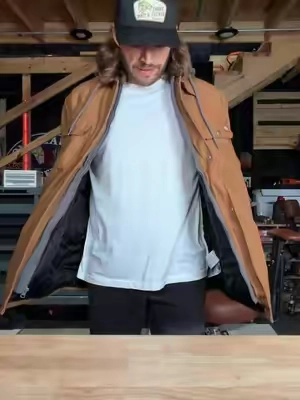 Dickies Water Repellent Duck Hooded Shirt #shacket #dickies #jacket #menswear #tiktokshopcreatorpicks 