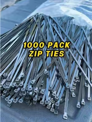 1000 pack heavy duty zip ties #ziptie #cableties #mechanic #electrician #DIY 