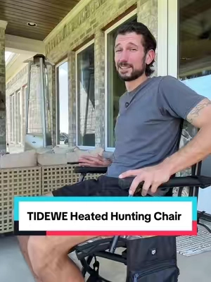 Tidewe heated hunting chair #huntingchair #deerseason #hunting #tiktokshopcreatorpicks #tidewe 
