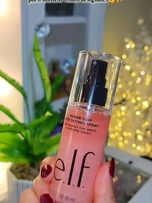 e.l.f. Power Grip Rosé Makeup setting spray #settingspray @elfcosmetics 
