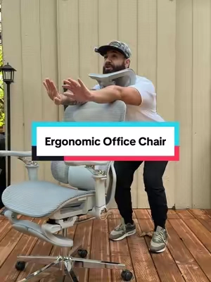 Hands down the best chair I have ever used!! #ergonomicchair #ergonomicofficechair #officechair #gamingchair #tiktokshopcreatorpicks 