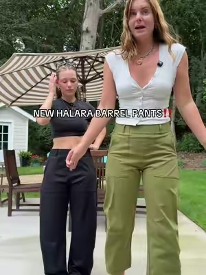 4 different lengths @Halara_official short or tall girl approved ✨ super stretchy too  runs true to size  #halara #barrelpants #workpants #TikTokshopbacktoschool #tiktokshopcreatorpicks 