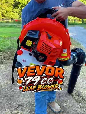 VEVOR 79CC 2-Stroke Gas Backpack Leaf Blower | High-Powered 184 MPH Yard & Lawn Blower VEVOR 79CC gas backpack leaf blower built for serious outdoor cleanup. This 2-stroke backpack blower features high-speed airflow up to 184 MPH and a 3L fuel tank, making it a great option for clearing leaves, grass clippings and yard debris. Backpack design helps make larger lawn, driveway and property cleanup jobs easier. Keywords: VEVOR 79CC leaf blower, gas backpack leaf blower, 2 stroke leaf blower, 184 MPH blower, backpack blower, gas powered leaf blower, yard cleanup equipment, lawn care tools, outdoor power equipment, leaf removal #toolupgrade #BackpackBlower #LeafBlower #LawnCare #OutdoorPowerEquipment