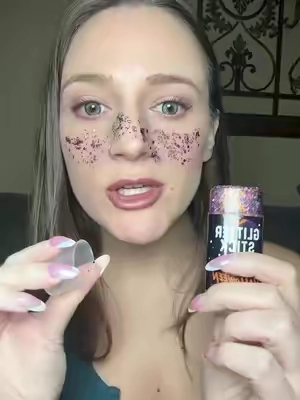 Halloween skin and hair glitter 