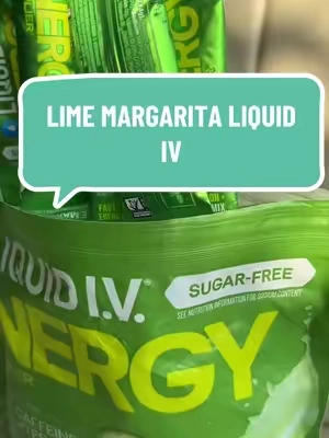 Lime margarita flavored liquid I.V. with caffeine & vitamins ✅ @Liquid I.V. #electrolytes #hydration 