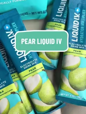 This pear flavor is so good but it sells out fast 🍐 @Liquid I.V. #electrolytes #hydration 