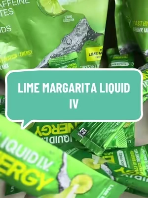 This lime margarita flavor sells out fast ☀️💦 @Liquid I.V. #electrolytes #hydration 