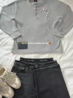 I got u #menshirt #henley #fall 
