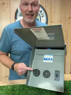 VEVOR 50 Amp RV Power Outlet Box Temporary Power Panel #TikTokShopCreatorPicks #tiktokshopstockup #toolupgrade #RVPowerOutlet #TemporaryPowerPanel @VEVOR Store 