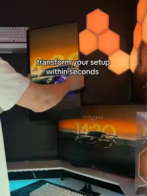 Every setup needs these  #monitorarms #desksetup #deskideas #setupinspiration #setuptips 