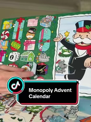 These advent calendars always go QUICK 🎄🎲 #monopoly #adventcalendar #tiktokshopcreatorfinds 