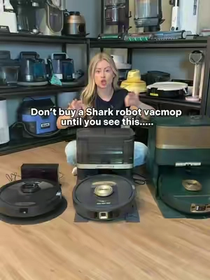 Make sure you understand the differences before buying! #sharkvacmop #sharknevertouch #robotvacmop #sharkrobotvacuum #sharkrobot 