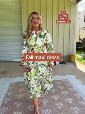 The prettiest maxi dress!!