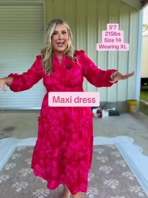 The prettiest maxi dress!!