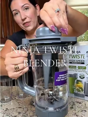 More counter space, same powerful blending with this Ninja Twisti! #ninja #blender #ninjablender #kitchenappliances #kitchenware @Ninja Kitchen 