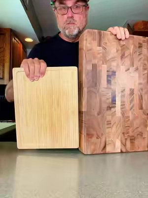Ironwood Union Stock Yard Butcher Block #butcherblock #cuttingboard #QVC #RoysRealReviews 
