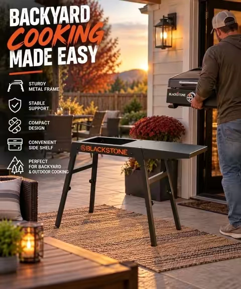 @Blackstone Griddles @QVC, Inc Blackstone 17 and 22 Outdoor Griddle Stand #blackstone #bbq #barbecue ##grilling##cooking