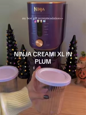 the *plum* ice creami maker of my dreams @Ninja Kitchen 🔮🎁✨🍦🍨
