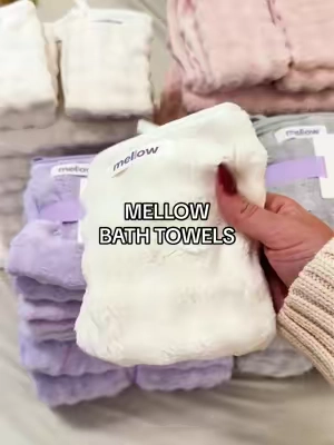 @Mellow Sleep has entered the bathroom and they did it RIGHT🚿☁️ #mellow #bathtowels #bathroominspo #bathroominspo #bathroommakeover 