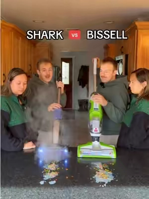 Who makes the best vacuum cleaner+ mop combo? BISSELL or SHARK? #vacuummop #vacmop #mopping #floorcleaning #bissellcrosswave
