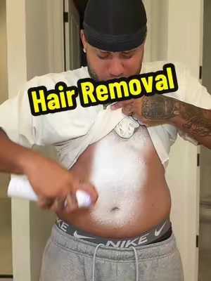 Pain-Free Hair Removal spray This spray will leave you 🧑🏽‍🦲✨ #hairremovalspray #painfree #hairtutorial #fyp #dealsforyoudays 