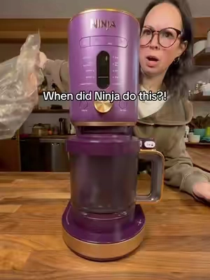 If it comes in purple, I’m ordering the purple. Are purple girlies a thing? ##ninjacreami ##ninjacreamideluxe ##proteinicecream