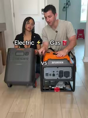 If you don’t want to spend an arm and a leg and worry about it dying, this is the longer term option #generator #gasgenerator #powerinverter 