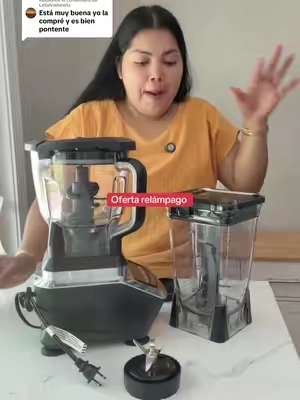 Respuesta a @LaSalvadoreña #ninja #kitchen #licuadora #ninjakitchen 