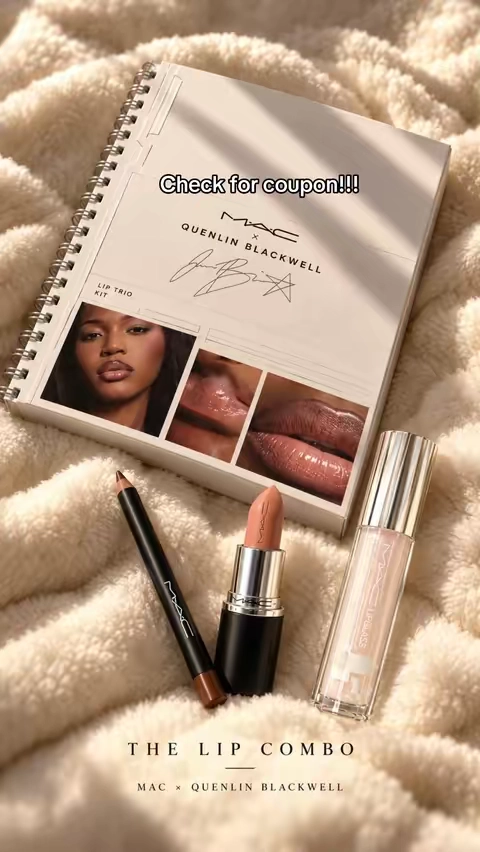 Chestnut liner, Yash lipstick, and Frosting gloss—all together in the MAC Lip Combo by @QuenBlackwell. The packaging alone had me looking twice. 🤎✨ Tap the product to see the set. #MACCosmetics #QuenBlackwell #MACLipCombo #LipCombo #lipstick 