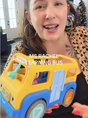 Ms Rachel’s learning bus is sooo cute for babies and toddlers #msrachel #msracheltoys #toddlertoys #babytoys #learningtoys 